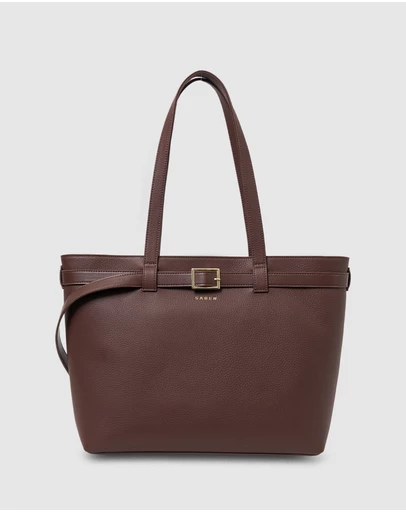 SABEN - Tabby Shoulder Bag Espresso + Bronze