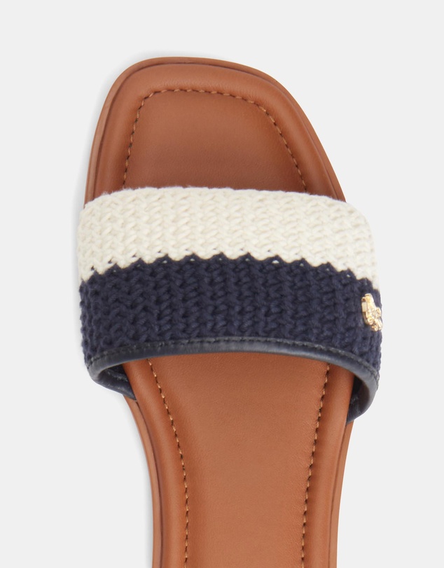 Tommy Hilfiger - Rosalia Crochet Flat Mules - Women's