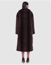 ENA PELLY - Nova Longline Faux Fur Jacket