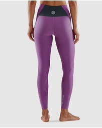 SKINS - SKINS Compression Series-3 Women's Travel/Recovery Long Tights Amethyst