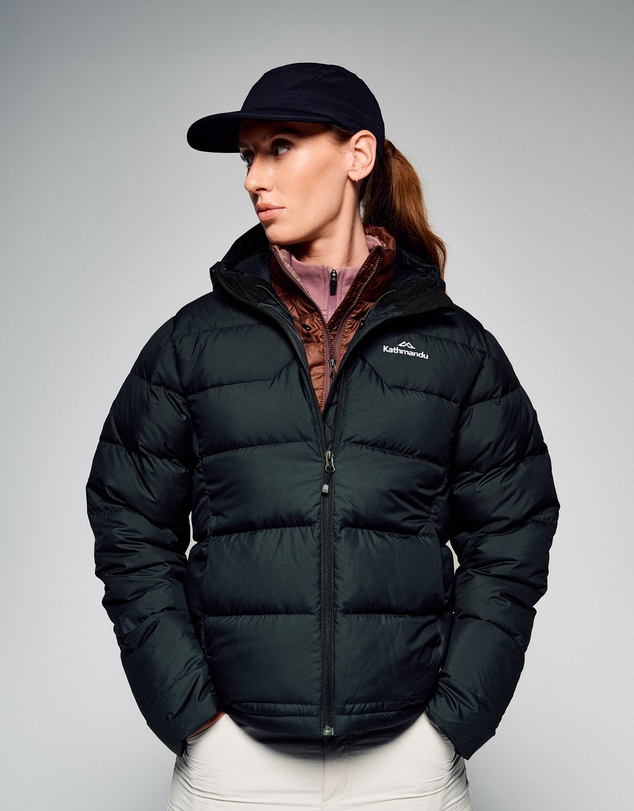 Kathmandu - Epiq Hooded Down Puffer 600 Fill Warm Outdoor Winter Jacket