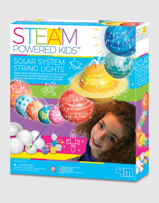 4M - 4M - STEAM Powered Kids - Solar System Toys String Lights