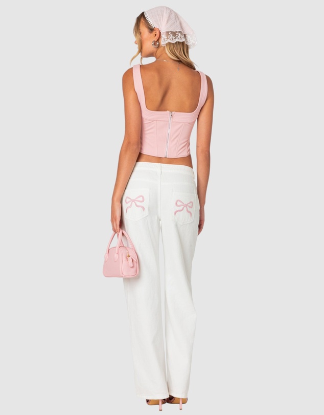 EDIKTED - Ballet Baby Lace Up Corset
