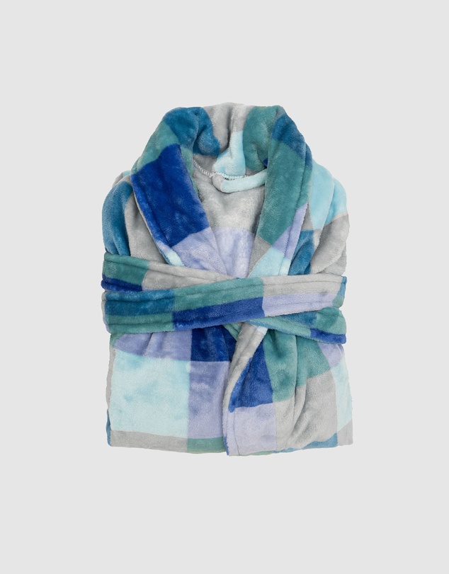 Bambury - Charlie Checkered Ultraplush Robe