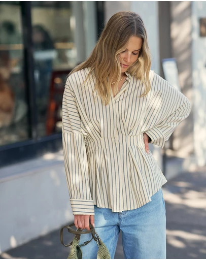 Ceres Life - Ella Pleat Shirt