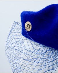FORD MILLINERY - NIKKI Beret with veil
