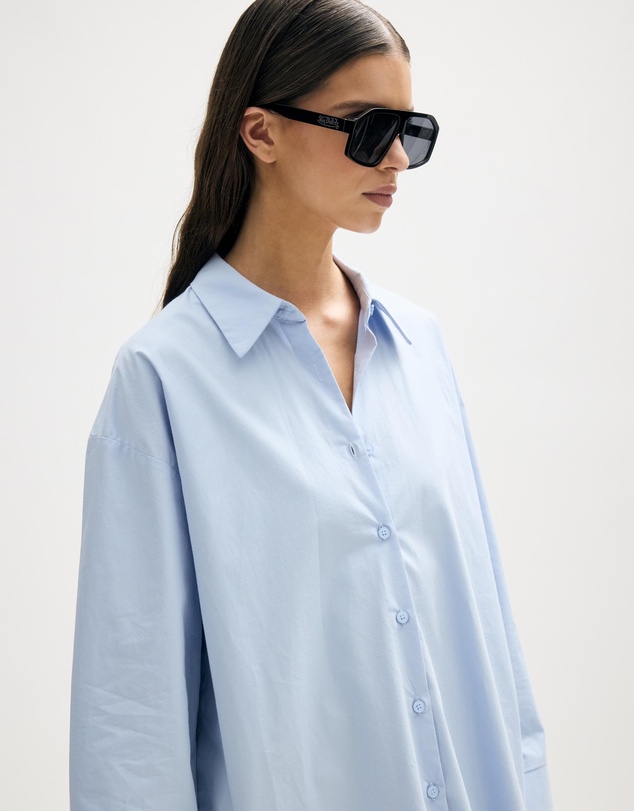 Minima Esenciales - Raine Cotton Shirt with Wide Cuffs