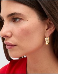 Seed Heritage - Cross Over Hoop Earring
