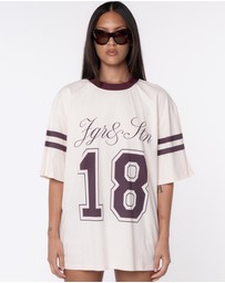 JGR & STN - Varsity Oversized T-Shirt