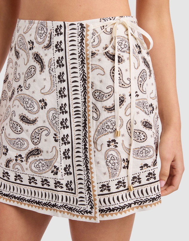 Seafolly - Drift Club Bandana Wrap Mini Skirt