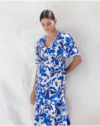 Soon Maternity - Anika Midi Feeding Dress