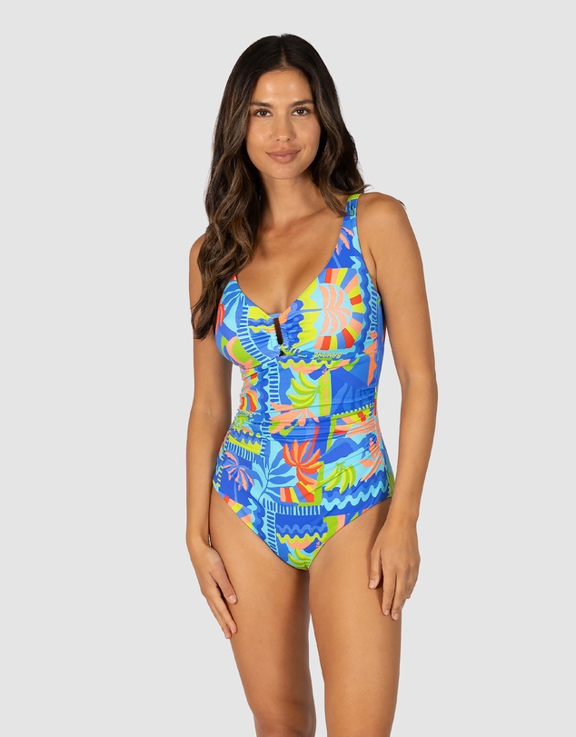 Baku Swimwear - Grenada D-E Cup Ring Front One Piece Swimsuit