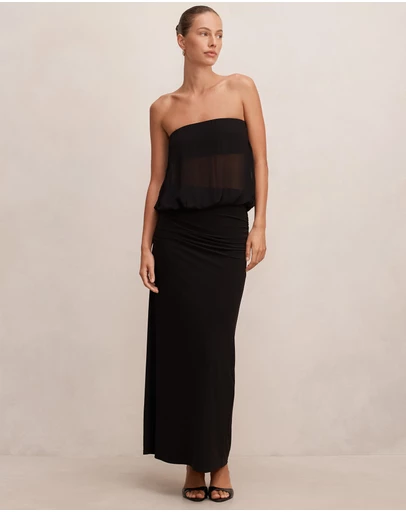 Forever New - Cammy Strapless Back Cowl Dress