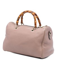 Pre-Loved by Azura Reborn - Pre-Loved Medium Calfskin Bamboo Shopper Boston Bag