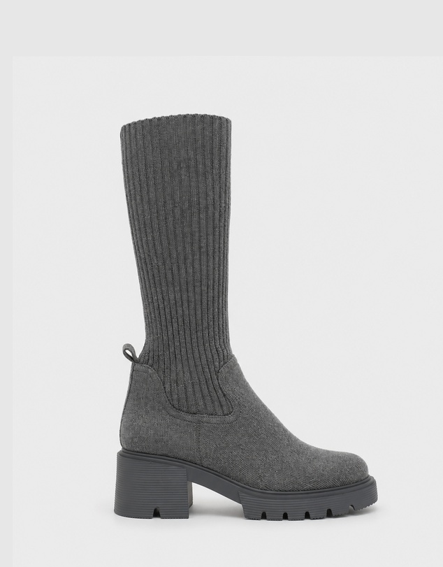 Belle & Bloom - Tokyo Lights Rib Sock Boot