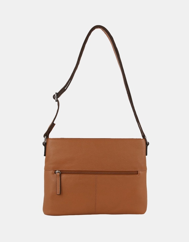 Milleni - Milleni Ladies Genuine Leather Square Cross-Body Bag