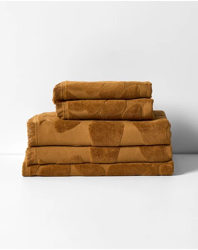 Aura Home - Palma Fringe Bath Towel Set