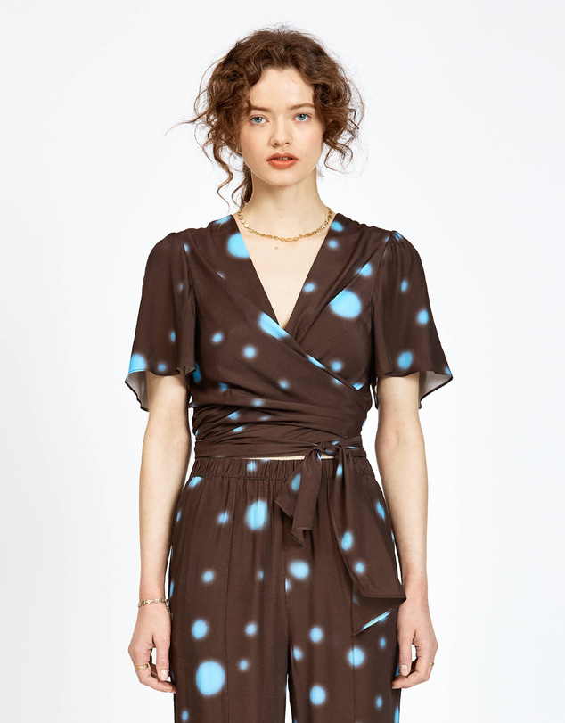 bul - Chal Top Droplet Print