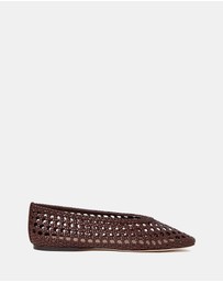 Loeffler Randall - Emery Woven Ballet Flats