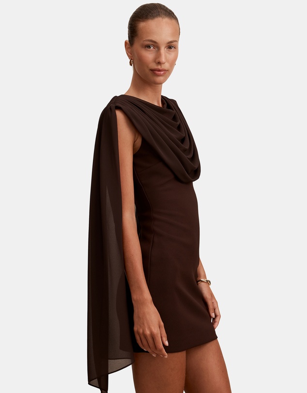 Forever New - Bowie Mini Dress with Shawl