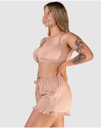 B Free Intimate Apparel - 100% Cotton Frill Shorts