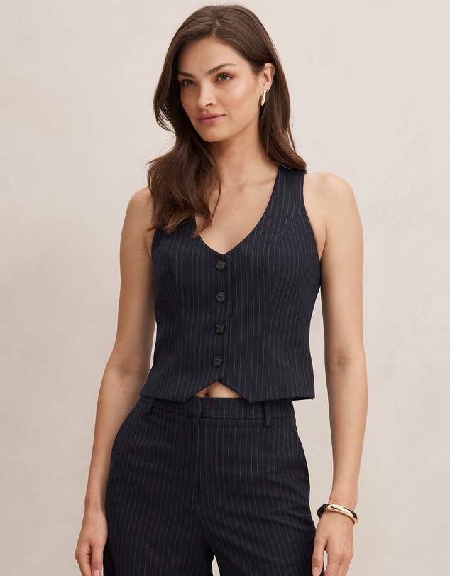 Forever New - Paloma Pinstripe Waistcoat