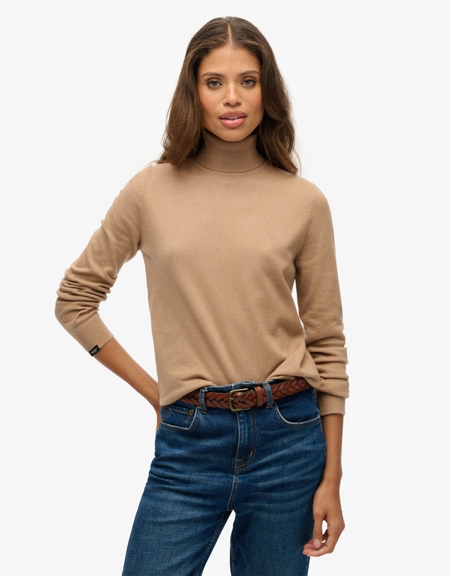 Superdry - Classic Turtle Neck Slim Fit Jumper