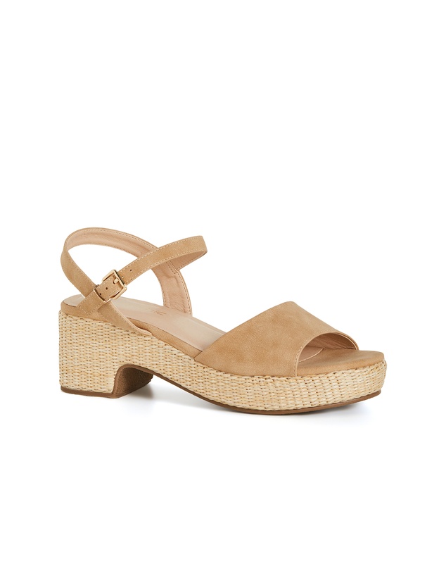 City Chic - Wide Fit Visionary Platform