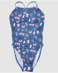 Salty Johnson - Squiggles Thin Strap One Piece