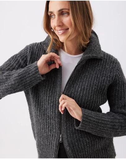 Ripe Maternity - Layla Zip Through Knit