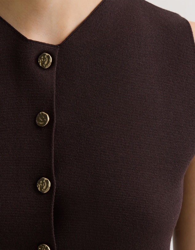 Oxford - Drew Knitted Long Waistcoat