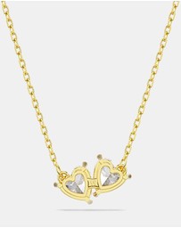 Swarovski - Mesmera Necklace, Heart, White, Gold-Tone Plated