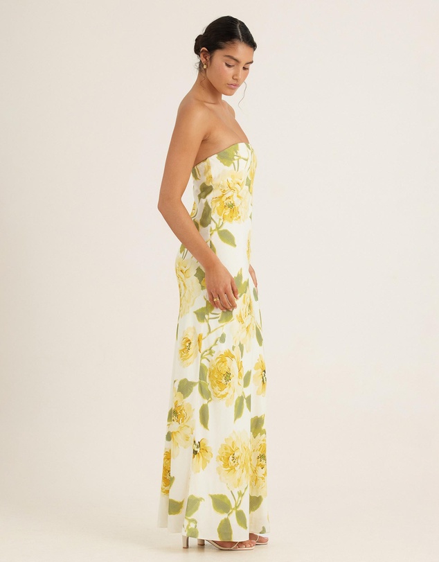 Peony - Draped Maxi Dress