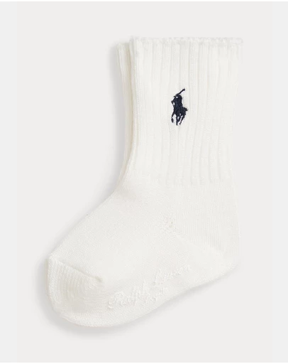 Polo Ralph Lauren - Ribbed Crew Socks - Babies