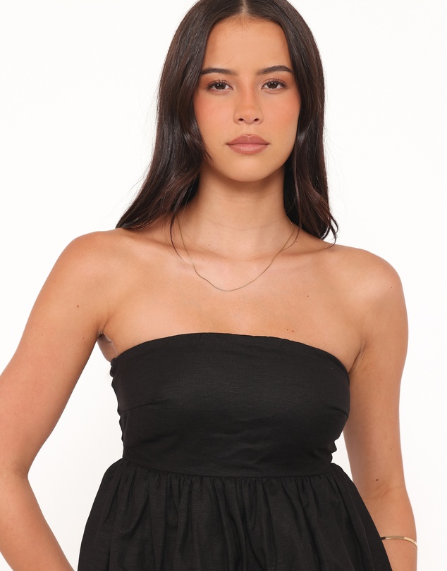 Petal & Pup - Ursa Peplum Top - Black