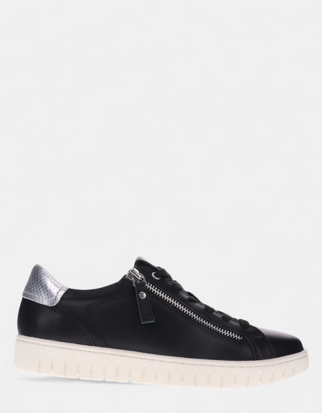 Mia Vita - Luna Zip Casual Sneaker - Black
