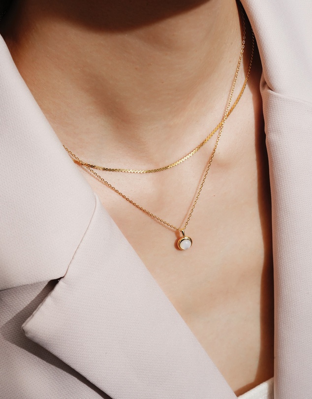 Ania Haie - Ania Haie Gold Flat S Link Chain Necklace