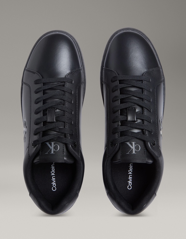 Calvin Klein - Classic Cupsole Mono Leather Sneakers
