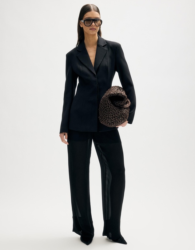 Minima Esenciales - Callan Sheer Wide Leg Pants