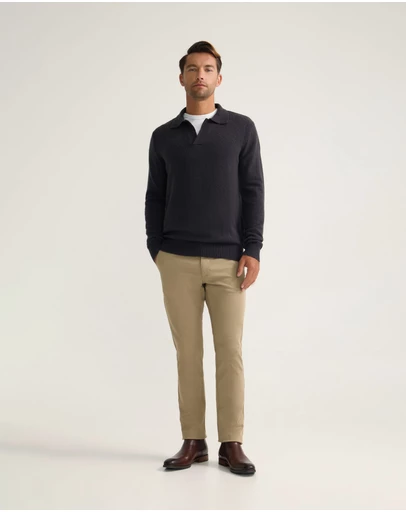 Oxford - Rocco Polo Collar Wool Knit
