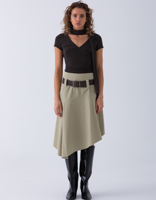 Style Addict - Ayla Scarf Wrap Top