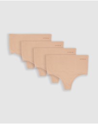 Ambra - 4 Pack Seamless Smoothies G String