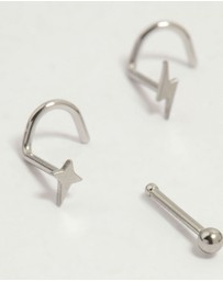 Lovisa - Surgical Steel Celestial Nose Stud 6-Pack