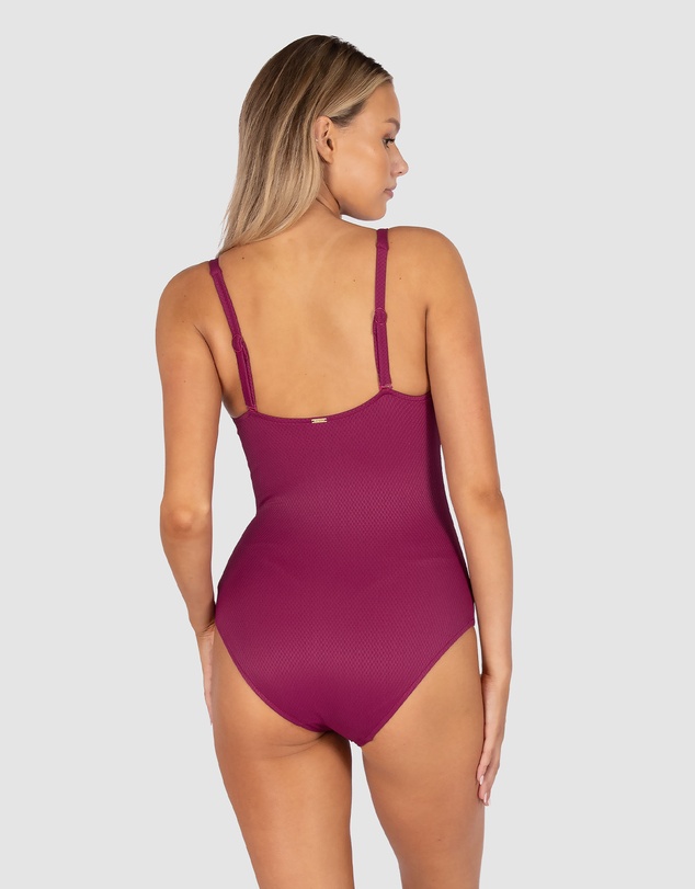 Baku Swimwear - Rococco D/E Cup Ring Front One Piece Swimsuit