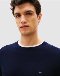 Tommy Hilfiger - Pure Wool Crew Neck Jumper