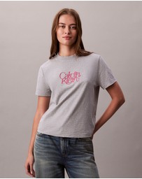 Calvin Klein Jeans - Script Logo Graphic Slim T-Shirt