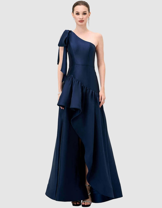 Bariano - Yulitza Asymmetric Gown