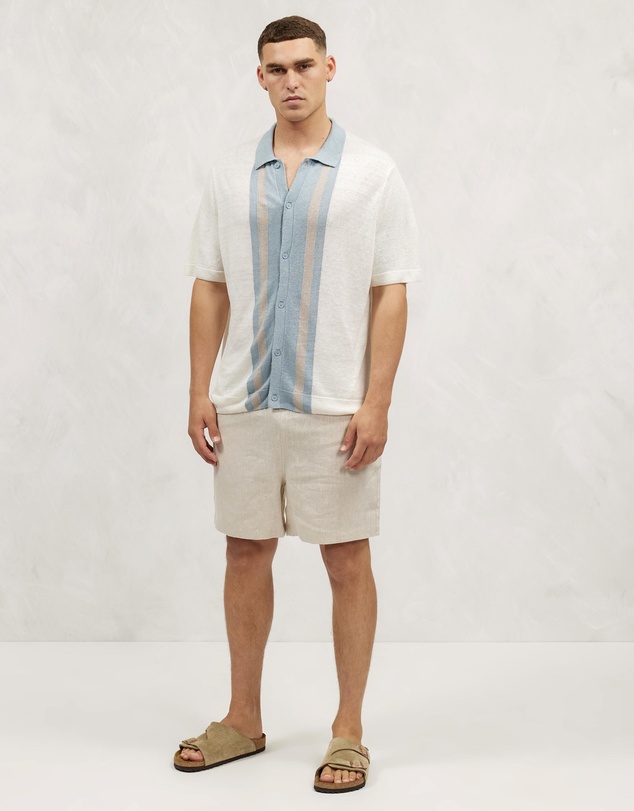 AERE - Linen Knit Polo