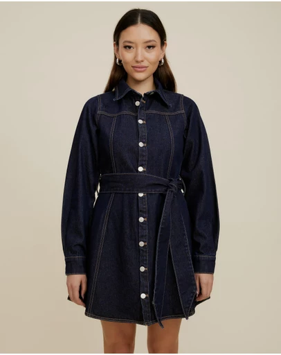 The Fated - Mara Denim Dress
