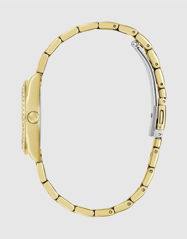 GUESS - Guess Gents and Ladies Set - Connoisseur Two Tone Gents & Mini Luna Gold Tone